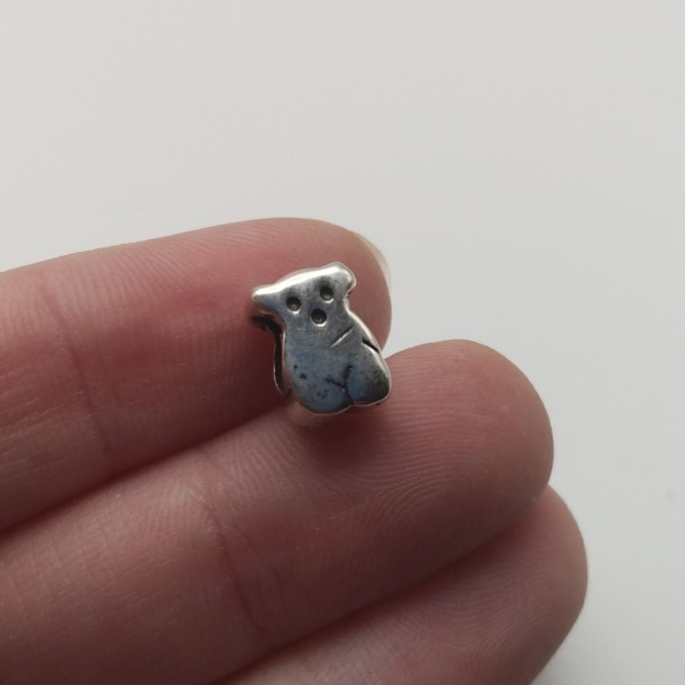 Tous 925 sterling silver bear‎ cute charm